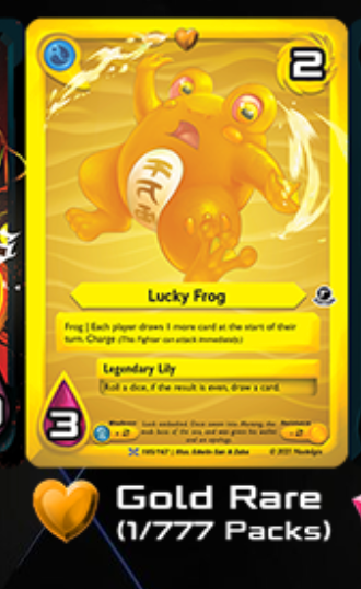 Nostalgix TCG - Day Zero - Lucky Frog Gold Rare Warriors Down Under Nostalgix TCG - Day Zero - Lucky Frog Gold Rare Warriors Down Under