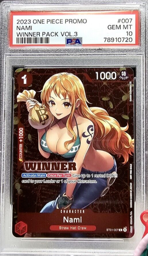 Nami ST01 007 WINNER One Piece Card Game Promotional Tournament Nami ST01 007 WINNER One Piece Card Game Promotional Tournament