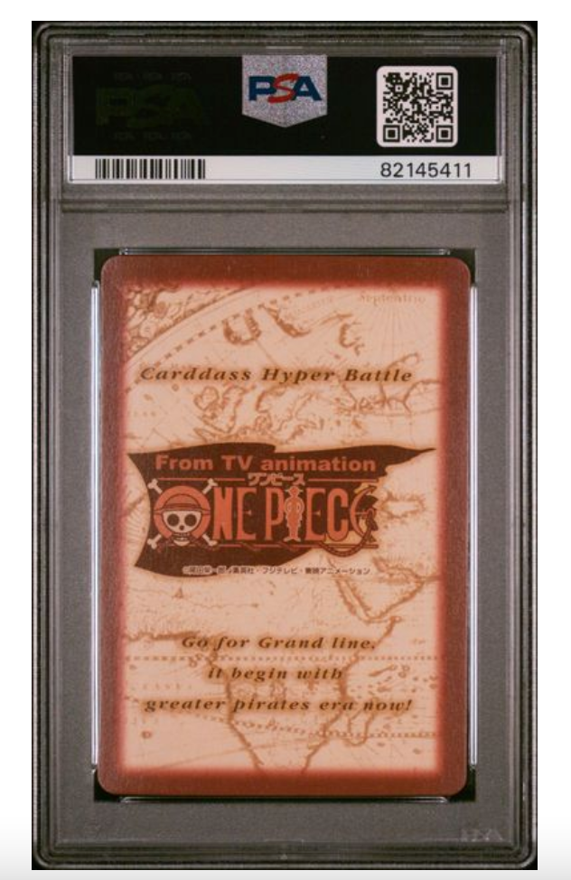 2000 One Piece Japanese Holo Straw Hat Crew S17 PSA 9 Carddass