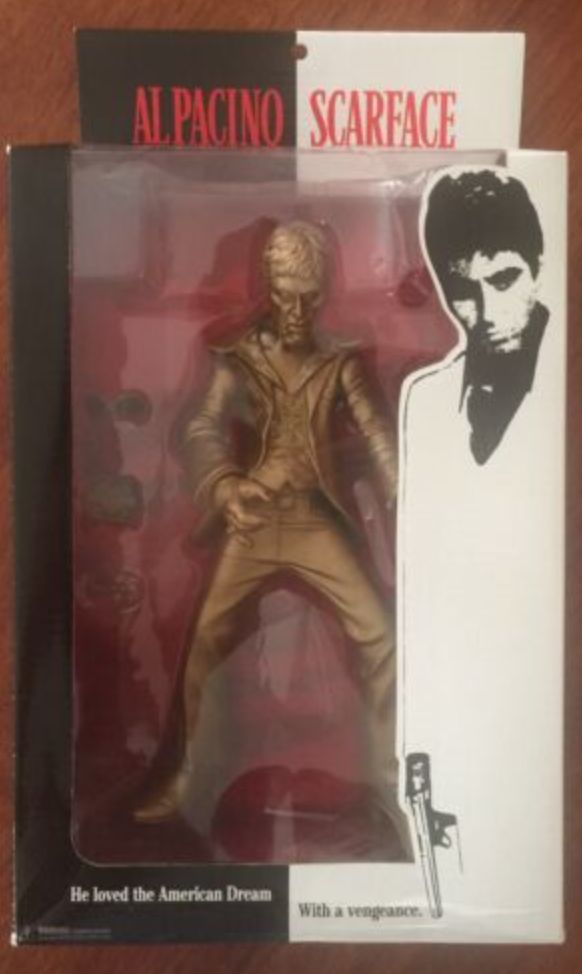 Scarface - Gold Version- Al Pacino - Mezco Figure - Very Rare Scarface - Gold Version- Al Pacino - Mezco Figure - Very Rare