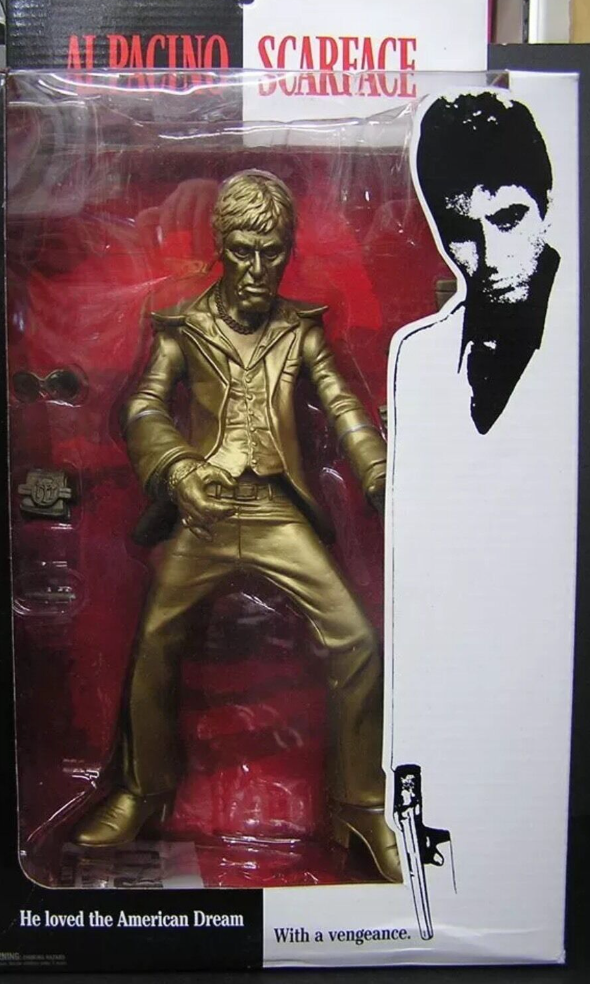 Scarface - Gold Version- Al Pacino - Mezco Figure - Very Rare Scarface - Gold Version- Al Pacino - Mezco Figure - Very Rare