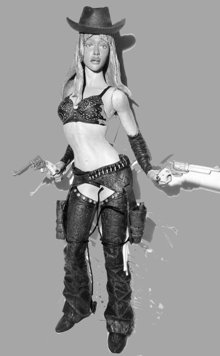 Sin City Action Black & White Figure - Series 1 - Nancy