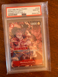 WINNER MONKEY D. LUFFY P-006 Tournament Pack Vol.1 PSA 10 GEM MINT One Piece TCG