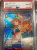 2022 One Piece Nami OP01-016 Romance Dawn Alternate Art Pre-errata PSA 10. Only for sale in Australia