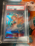 2022 One Piece Nami OP01-016 Romance Dawn Alternate Art Pre-errata PSA 10. Only for sale in Australia