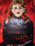 Annabelle Canvas Print +Mask Signed By Patrick Wilson & Beckett Authenticated