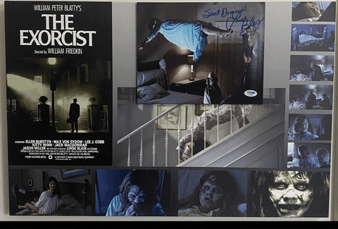 The Exorcist- Canvas Print Framed Plus Signed Mounted Photo (PSA/DNA)