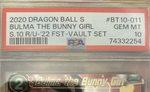 Dragon Ball Bulma Bunny Girl  Rise Of The Unison Warrior -Fest Stamped PSA 10