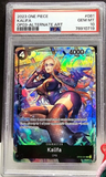 One Piece - Kalifa Alt Art R OP03 081 Card Game Pillars of Strength - PSA 10