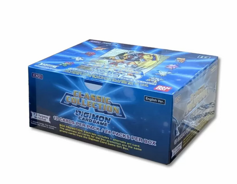 Digimon Card Game Classic Collection (EX01) Booster Display