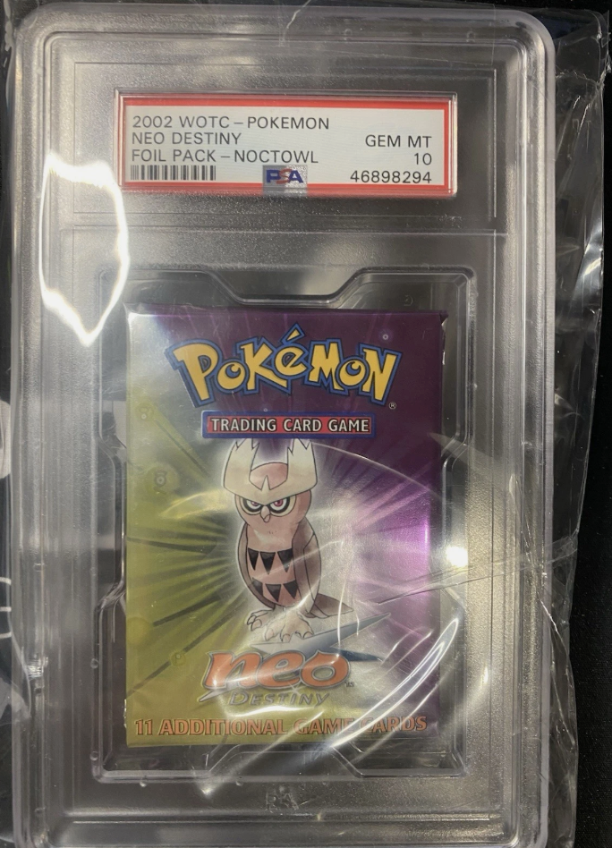 pokemon neo destiny booster box for sale Neo Destiny Pokemon 1st Edition Togetic Booster Pack PSA 10 main image 0