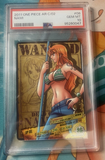 One Piece AR Carddass Nami Wanted! C/02 #08 -PSA 10
