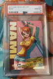 2011 Carddass One Piece Japanese AR Carddass 01 #07 Nami - PSA 10