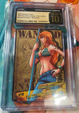 One Piece AR Carddass Nami Wanted! C/02 #08 -PRESTINE 10
