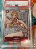 2023 ONE PIECE PREMIUM BANDAI CARD COLLECTION 25TH EDITION #016 NAMI PSA 10