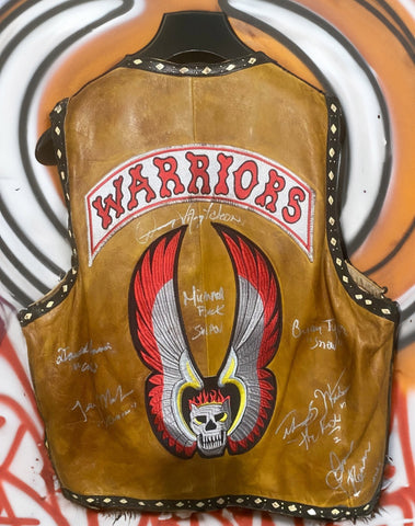 The Warriors Vest signed by 7 members