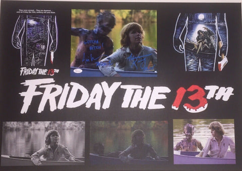 Friday The 13th- Canvas Print Framed Plus Signed Mounted Photo JSA Authenticated