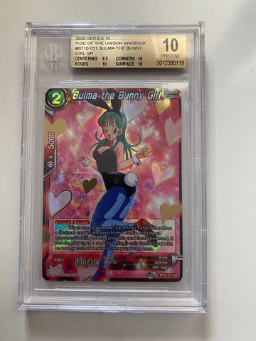 Dragon Ball Super Bulma Bunny Girl BT10-011SR Rise Of The Unison Warrior BGS 10