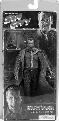 Sin City Action Black & White Figure - Series 1 - Hartigan(Bruce Willis)