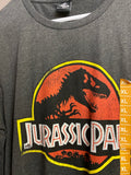 Jurassic Park Logo Men's T-Shirt -Officially Licensed - Size XL