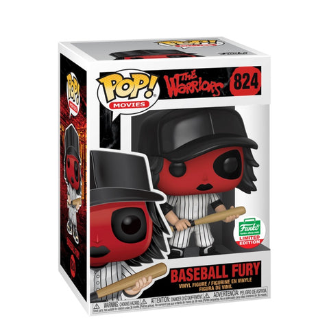 The Warriors - Red Face Baseball Fury Pop! Vinyl- Limited Edition