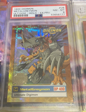 1999 Digimon Series 1. FIVE GRADED CARDS