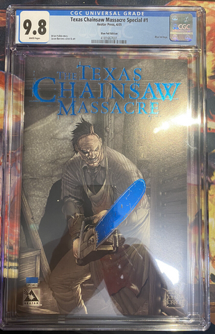 Texas Chainsaw Massacre Special #1- Blue Foil Edition -CGC 9.8 ONLY 100 PRINTED