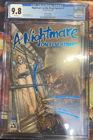 Nightmare On Elm Street Special #1- Blue Foil Edition -CGC 9.8 ONLY 100 PRINTED