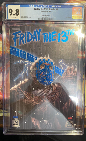 Friday 13th Special #1 - Blue Foil Edition - CGC 9.8 -ONLY 100 PRINTED