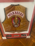 The Warriors Movie Vest signed by 8 cast + Designer, PSA Authenticated & Framed