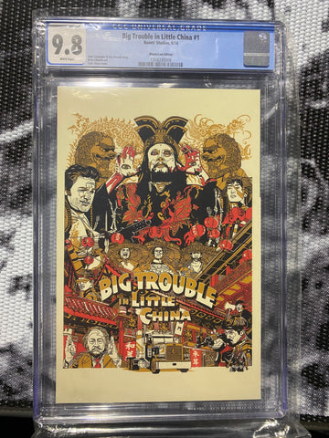 Big Trouble in Little China Comic #1- Mondo Con 2014 Exclusive Tyler Stout Variant Cover CGC 9.8