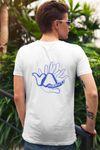 missuYa White T-Shirt - Blue Logo