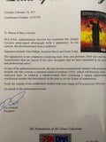 Jeepers Creepers- Gina Philips, Jonathan Beck & Justin Long - Signed Photo With PSA/DNA Certification
