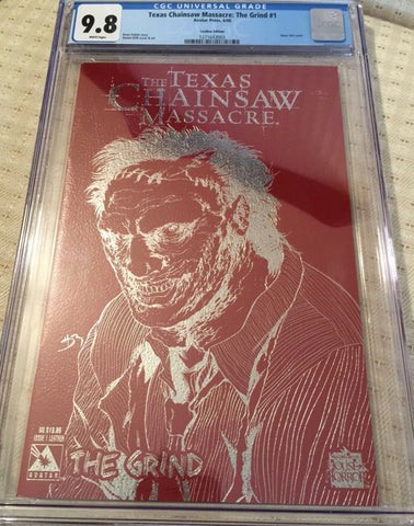 TEXAS CHAINSAW MASSACRE:THE GRIND #1G - LEATHER EDITION- CGC 9.8