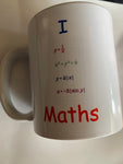 I Love Maths Mug - 2 Sided