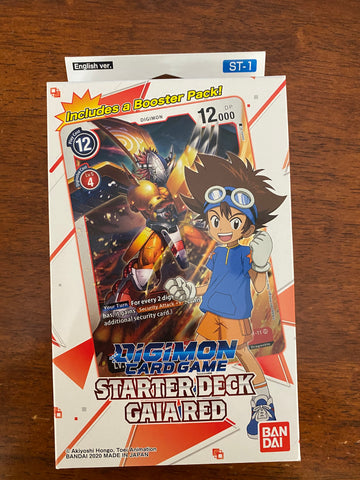 Digimon Card Game ST-02 Starter Deck - Caia Red