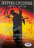 Jeepers Creepers- Gina Philips, Jonathan Beck & Justin Long - Signed Photo With PSA/DNA Certification