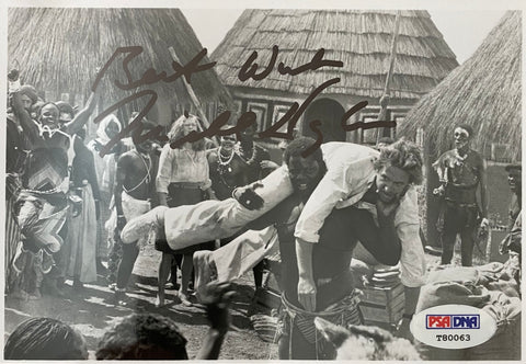 The Jewel of the Nile - Michael Douglas- Signed (6"x4") Photo With PSA Certification