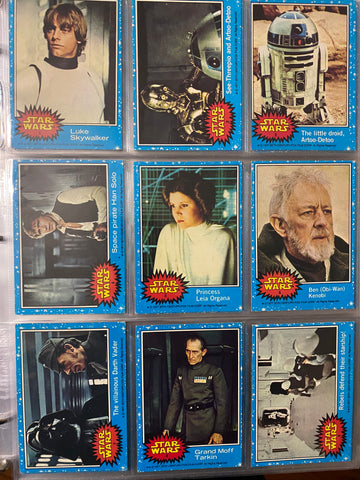 1976/77 Topps Star Wars - Series 1-5 PLUS Stickers(330 Cards & 55 stickers)