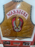 The Warriors Movie Vest signed by 8 cast + Designer, PSA Authenticated & Framed