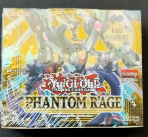 YuGiOh Phantom Rage Booster Box